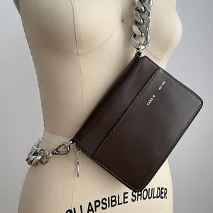 ☆ KARA chocolate brown large bike wallet